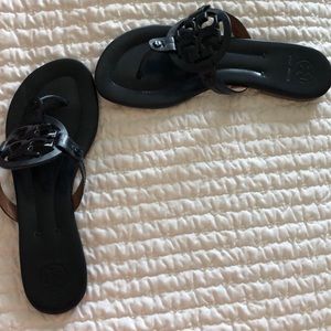 Tory Burch Navy Miller Sandals